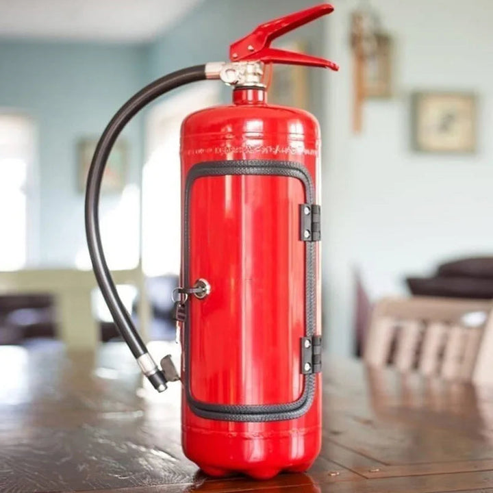Hidden Mini-Bar Bottle Holder – Fire Extinguisher-Shape with Secret Storage Space for Drinks 8