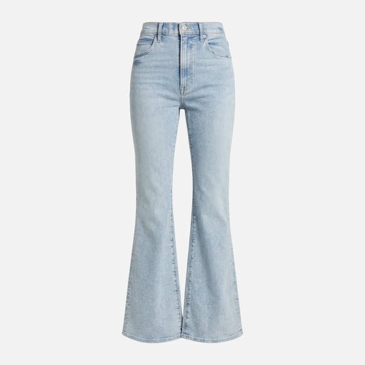 High-Waisted Flared Denim Jeans with Everyday Comfort for Women