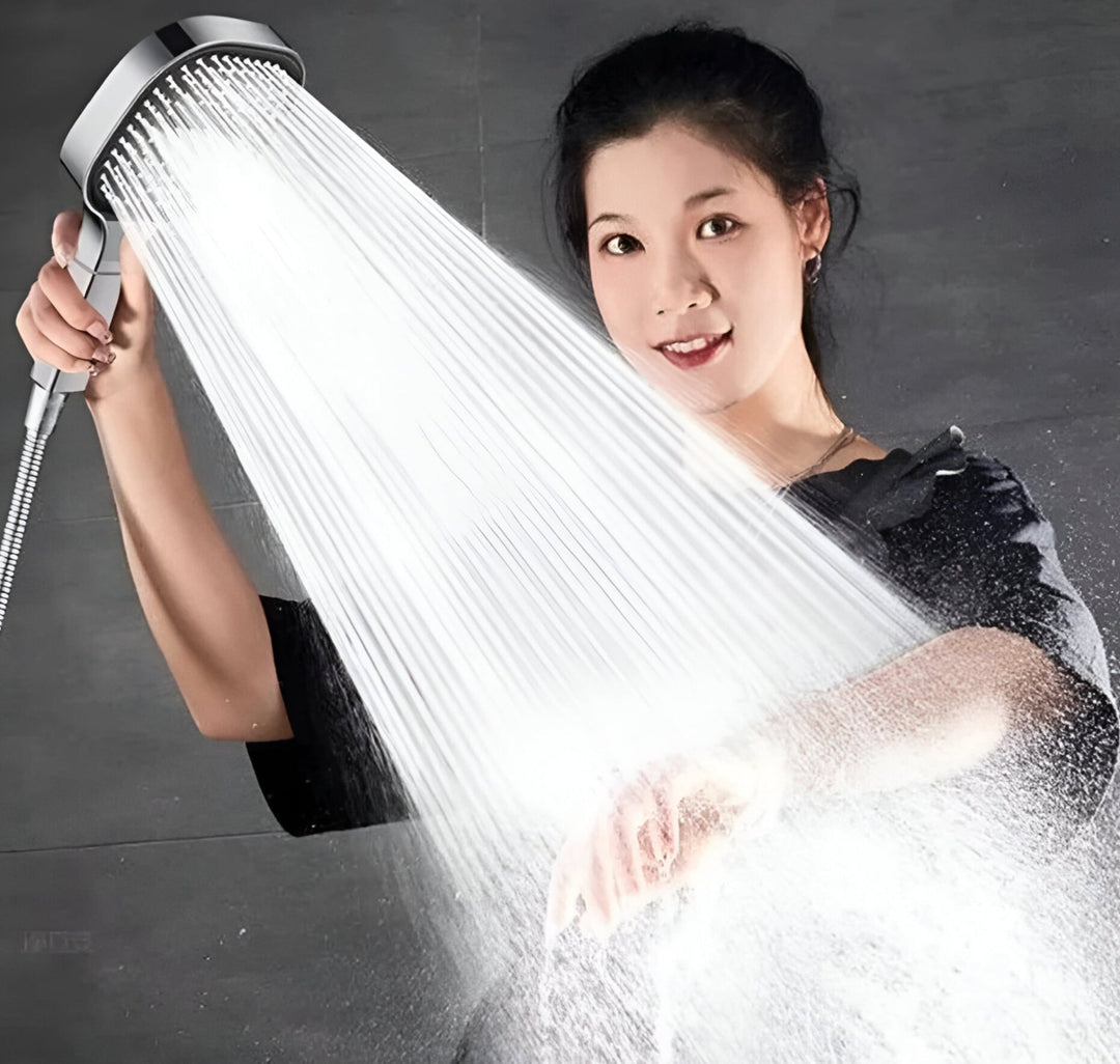 High Pressure Shower Head – With Turbo-Boost and Filtration for Strong Water Pressure and Healthier Skin 1