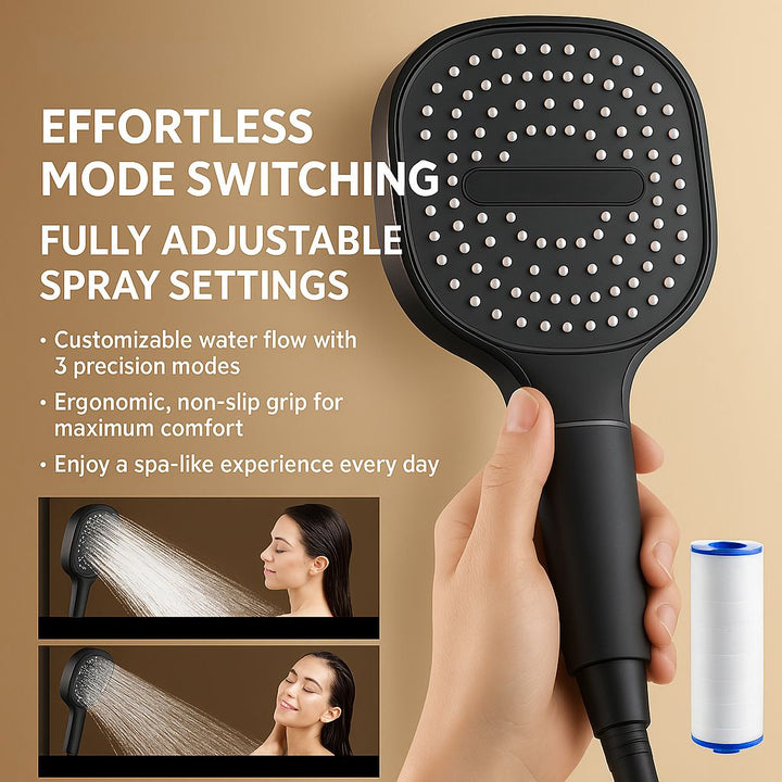 High Pressure Shower Head – With Turbo-Boost and Filtration for Strong Water Pressure and Healthier Skin 8