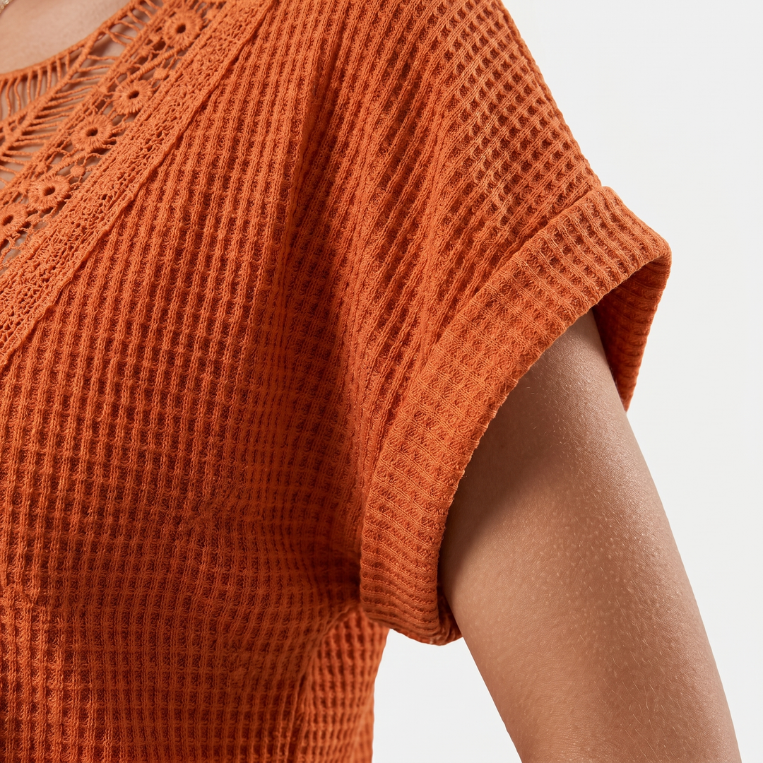 Summer_T_Shirt_with_Crochet_Lace_Panel_Waffle_Knit_Top_for_Women_9
