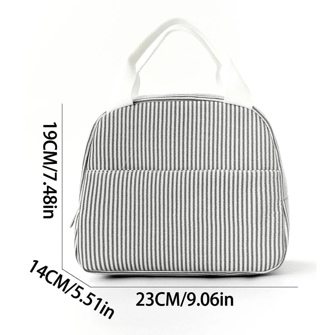 Insulated Lunch Bag for Food and Drinks – Sturdy Zipper for Temperature Retention 4