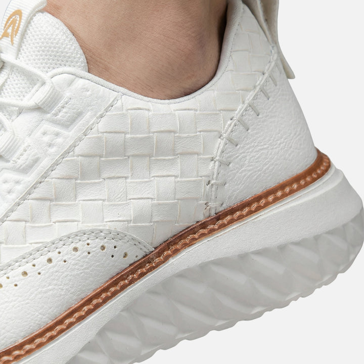 Classic Brogue Lace-Up Sneakers for Men
