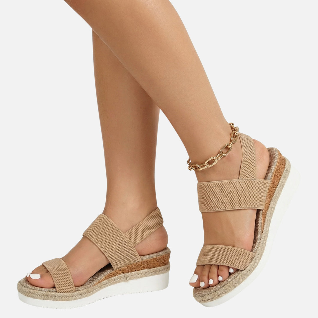 Jute Chunky Sole Sandals – Espadrille Design for Women