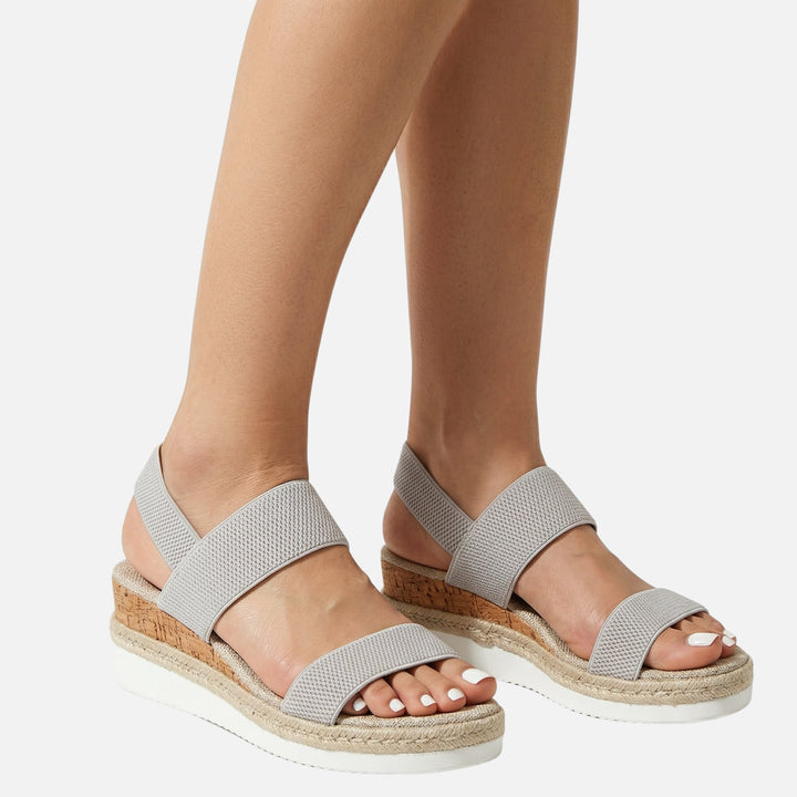 Jute Chunky Sole Sandals – Espadrille Design for Women