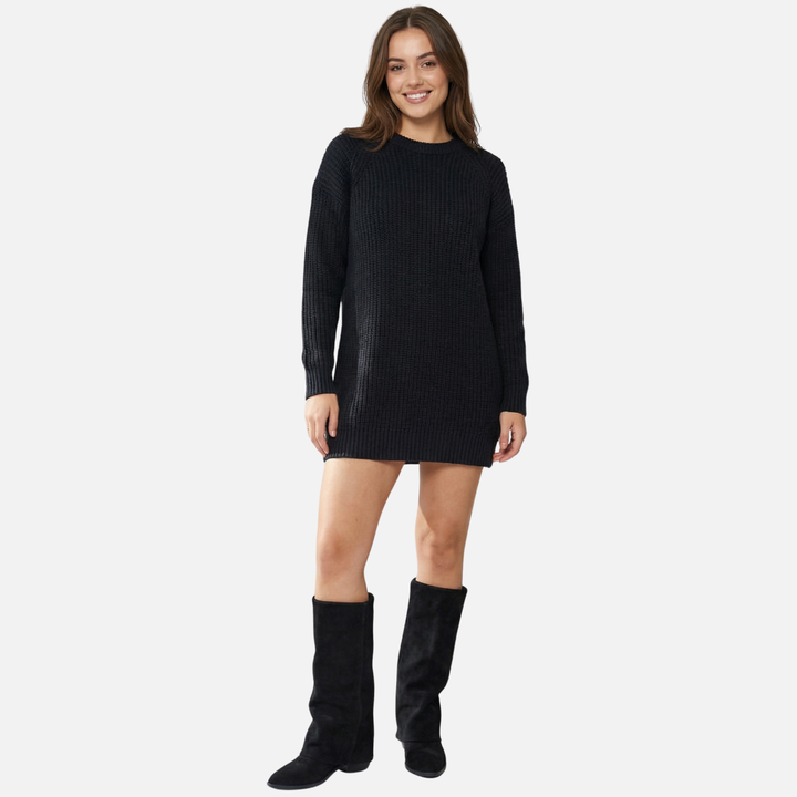 Knee-High Boots with Round Toe for Women