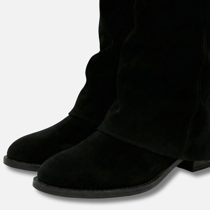 Knee-High Boots with Round Toe for Women