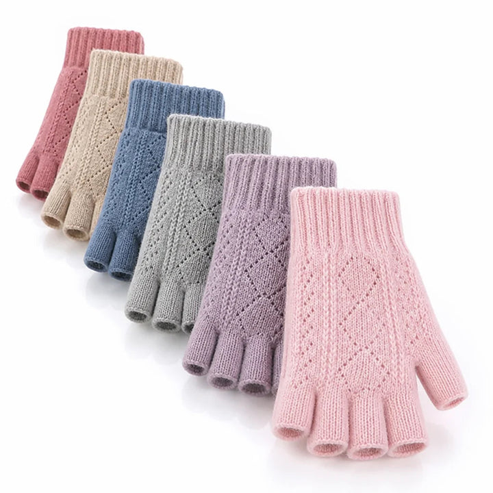 Knitted Fingerless Gloves – Soft Wrist Warmers 3