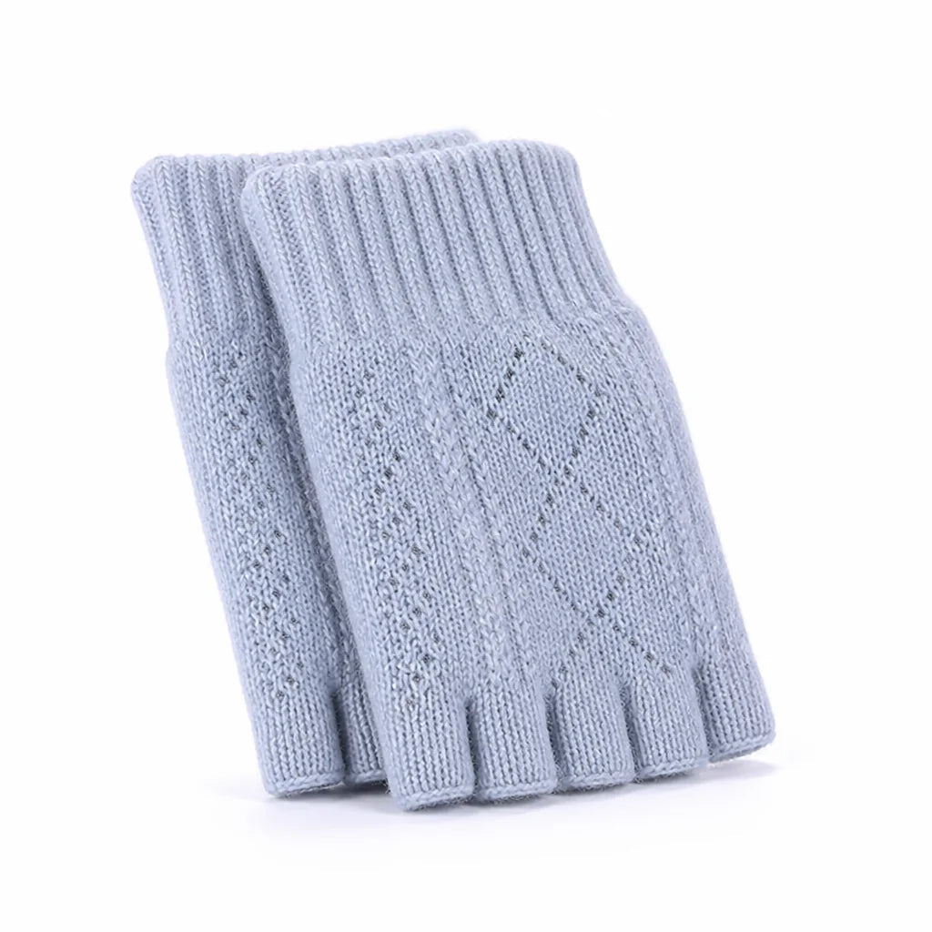 Knitted Fingerless Gloves – Soft Wrist Warmers 7