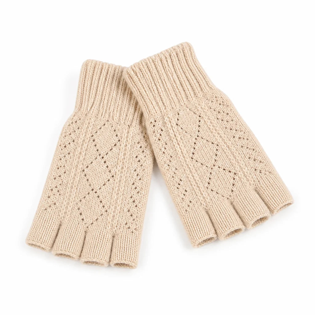 Knitted Fingerless Gloves – Soft Wrist Warmers 9