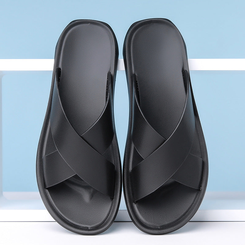 Leather_Cross_Strap_Open_Toe_Slide_Sandal_for_Men_3