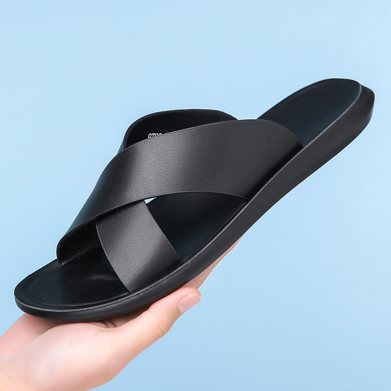Leather_Cross_Strap_Open_Toe_Slide_Sandal_for_Men_5
