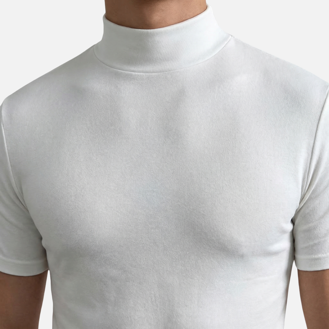 Lightweight Casual Stretch Cotton Polo T-shirt for Men