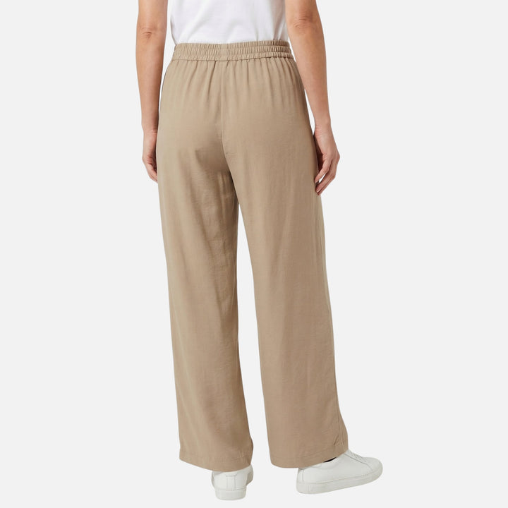 Lightweight Linen Wide Leg Drawstring Pants for Women