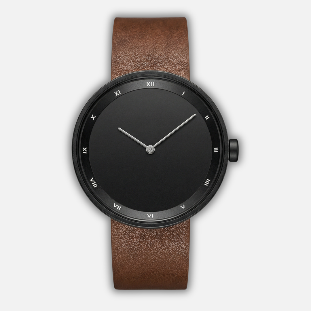 Lightweight Metal Quartz Watch with Mineral Glass for Men