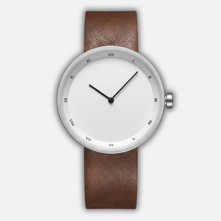 Lightweight Metal Quartz Watch with Mineral Glass for Men