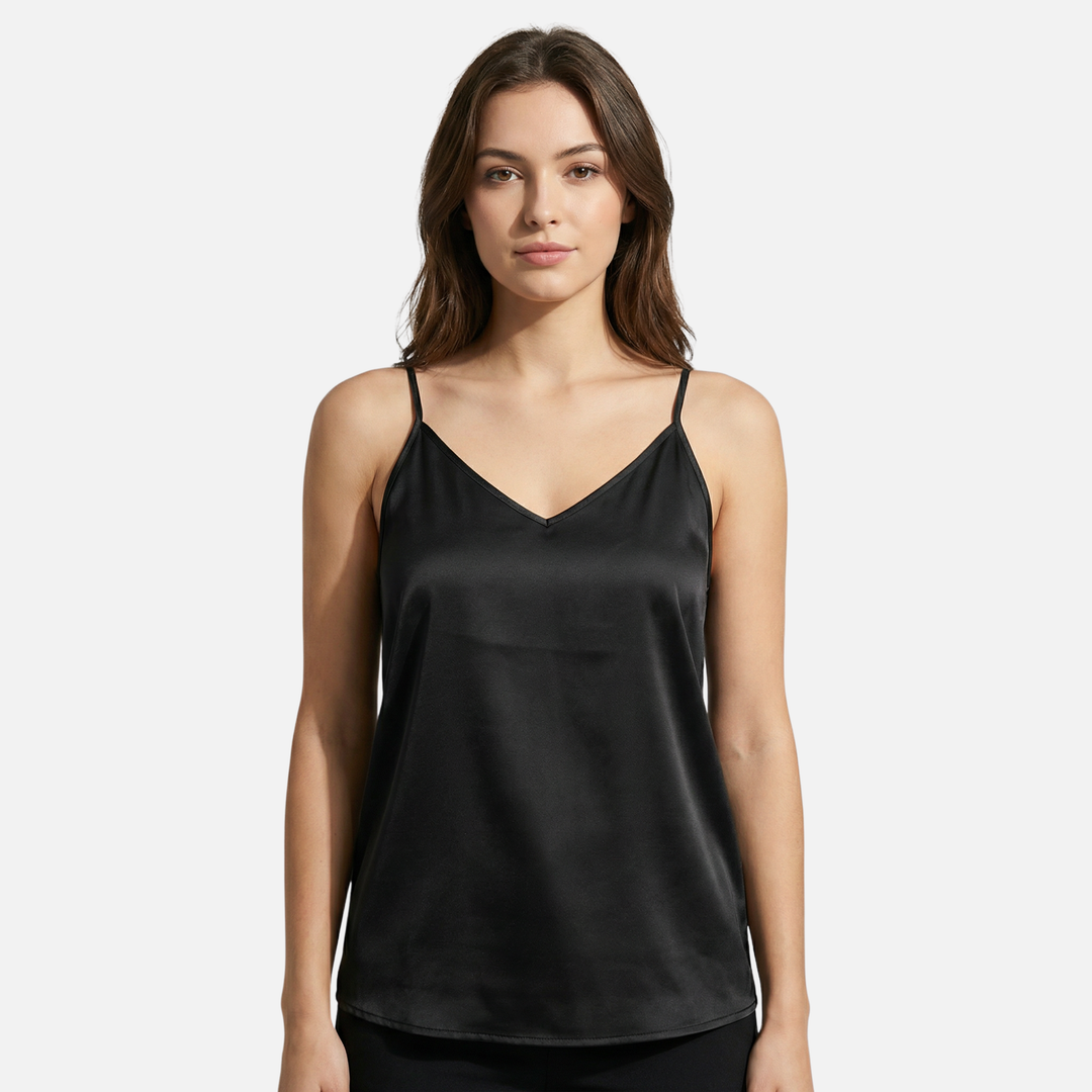 Lightweight Minimalist Cami Top with Spaghetti Straps for Women
