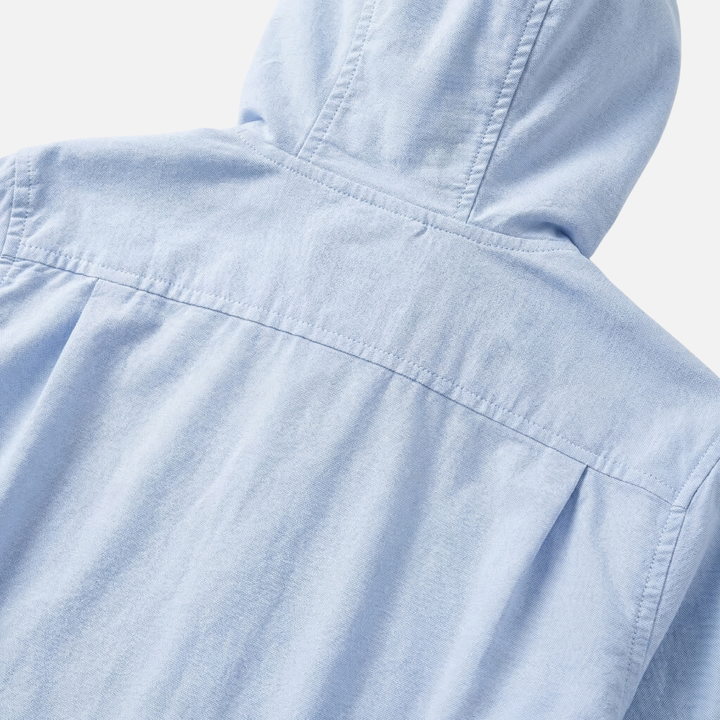 Linen Zip-Up Hoodie Shirt for Men