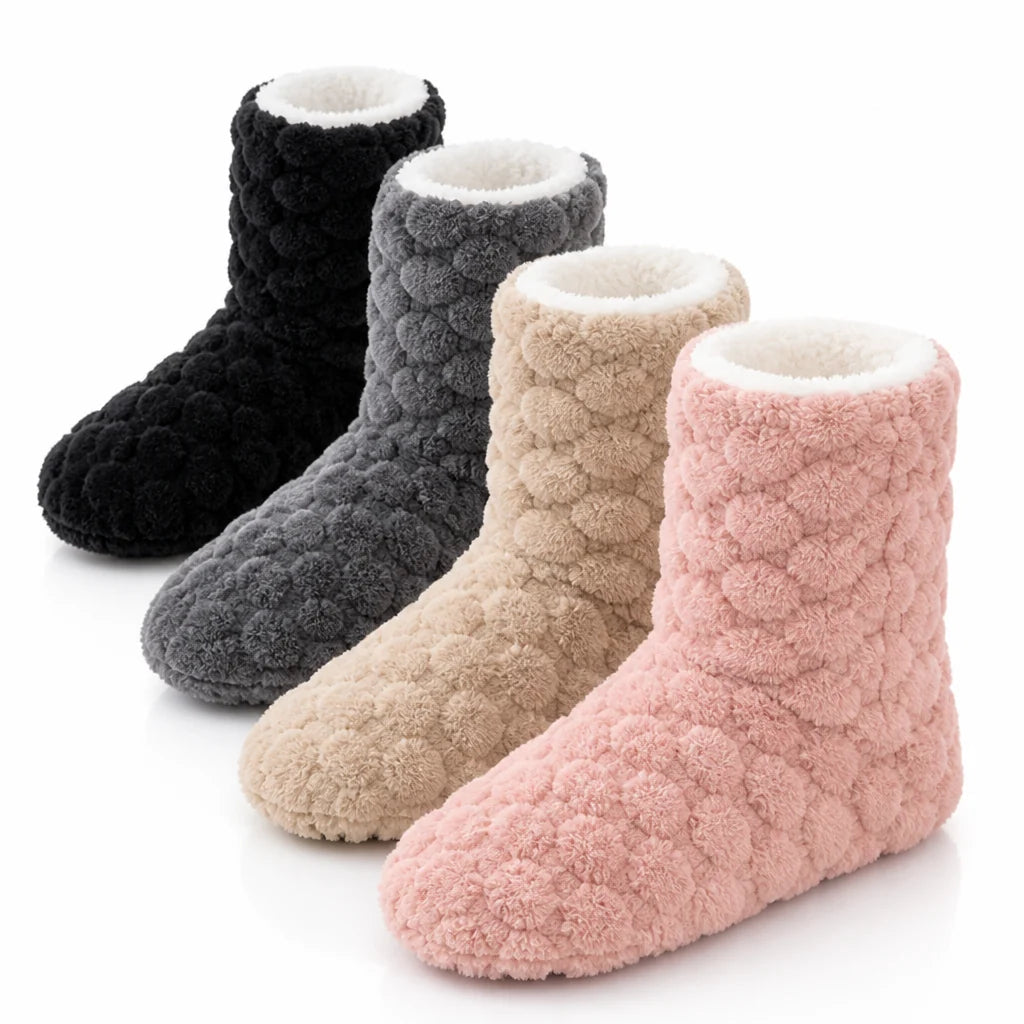 Lined House Socks – Cozy Warmth for Home with Non-Slip Sole 2