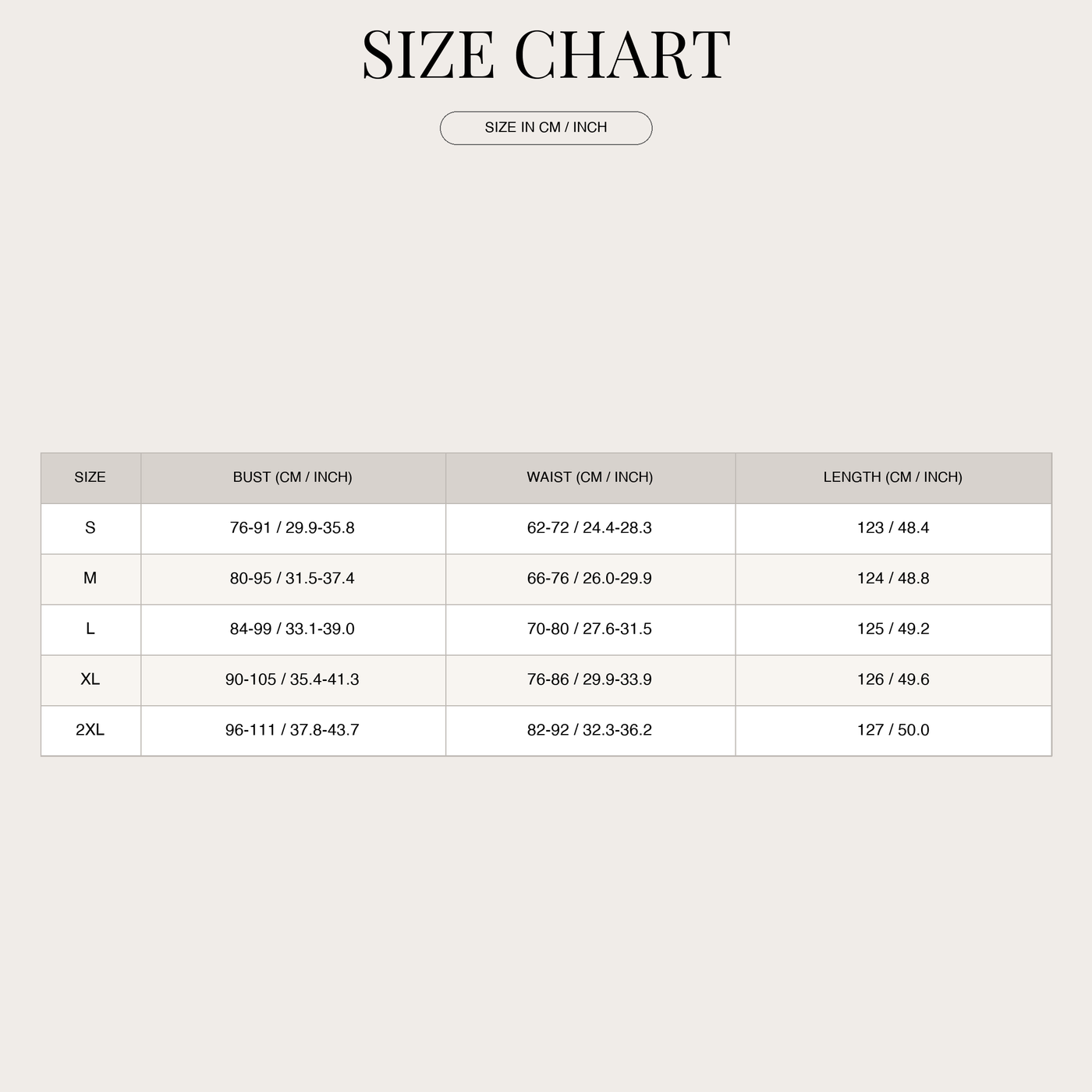Women's Bohemian Romper Jumpsuit – Strapless Neckline, Cutout Waist, Wide Leg size chart