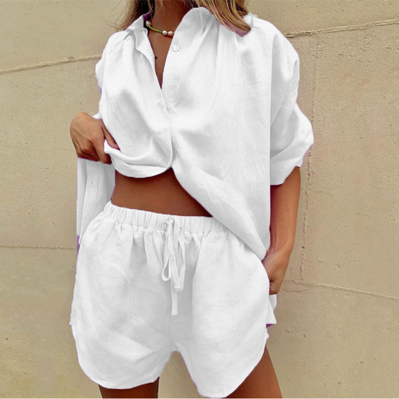 Linen_Lounge_Set_Shirt_Shorts_for_Women_2