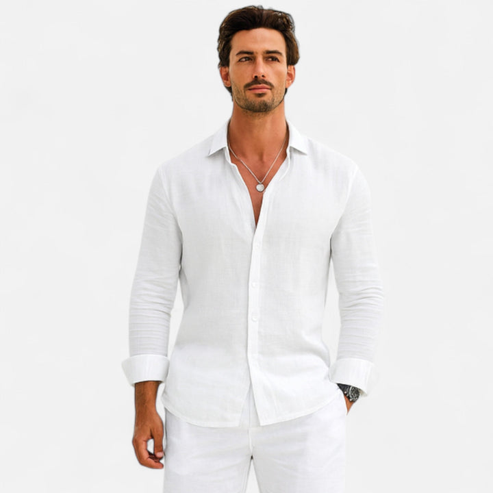 Linen_Summer_Shirt_Button_Down_Roll_Up_Sleeve_for_Men_8