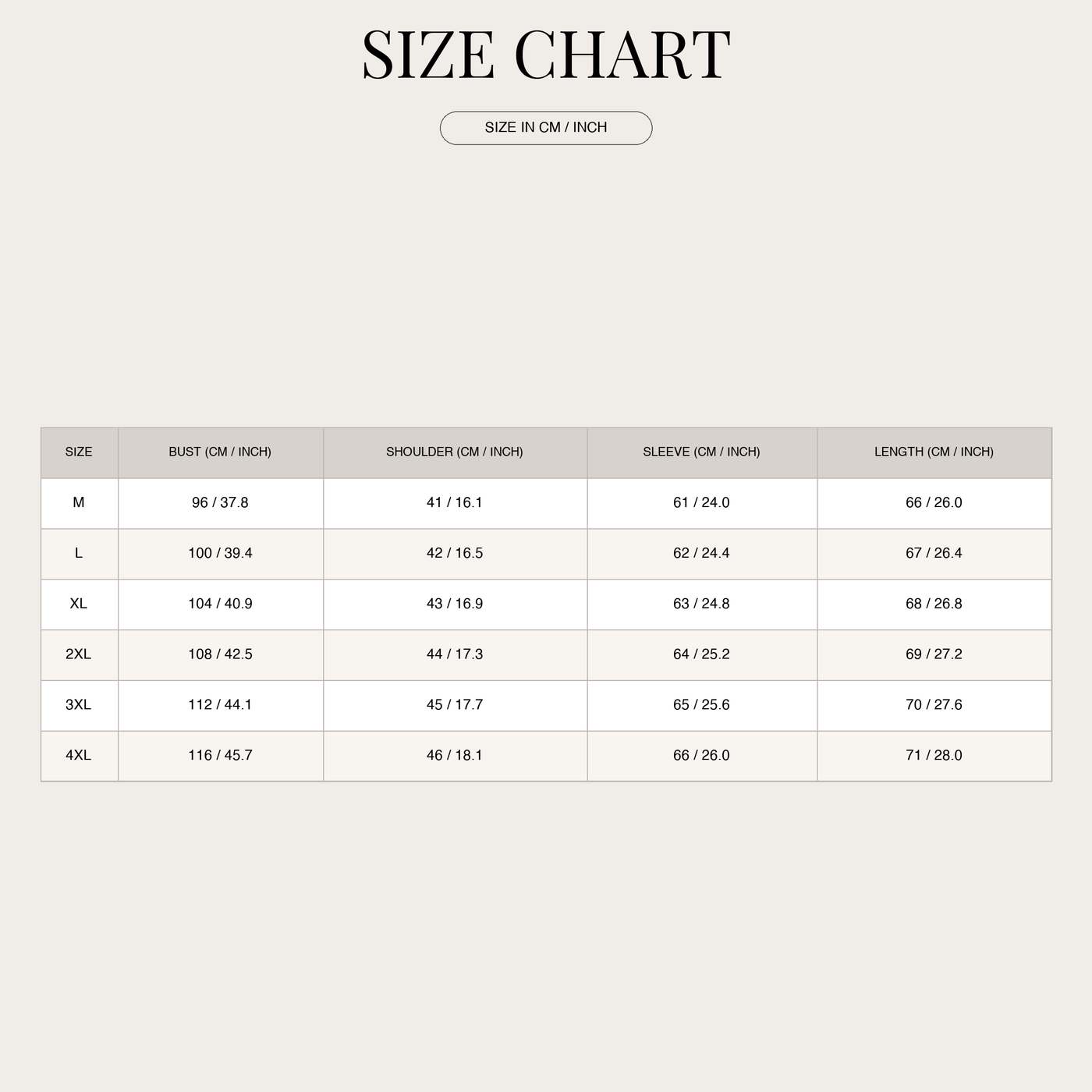 Men's Crew Neck Sweater – Soft Feel with Clean Cut size chart