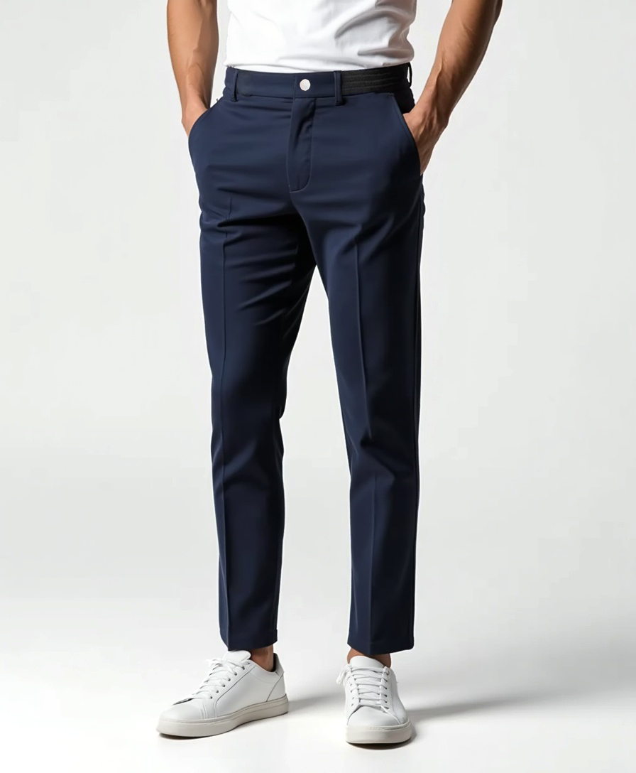 Cecole | Men’s Stretch Trousers with Slim Cut