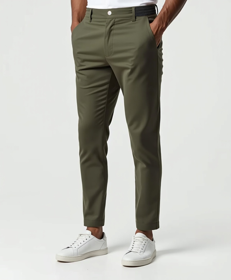 Cecole | Men’s Stretch Trousers with Slim Cut