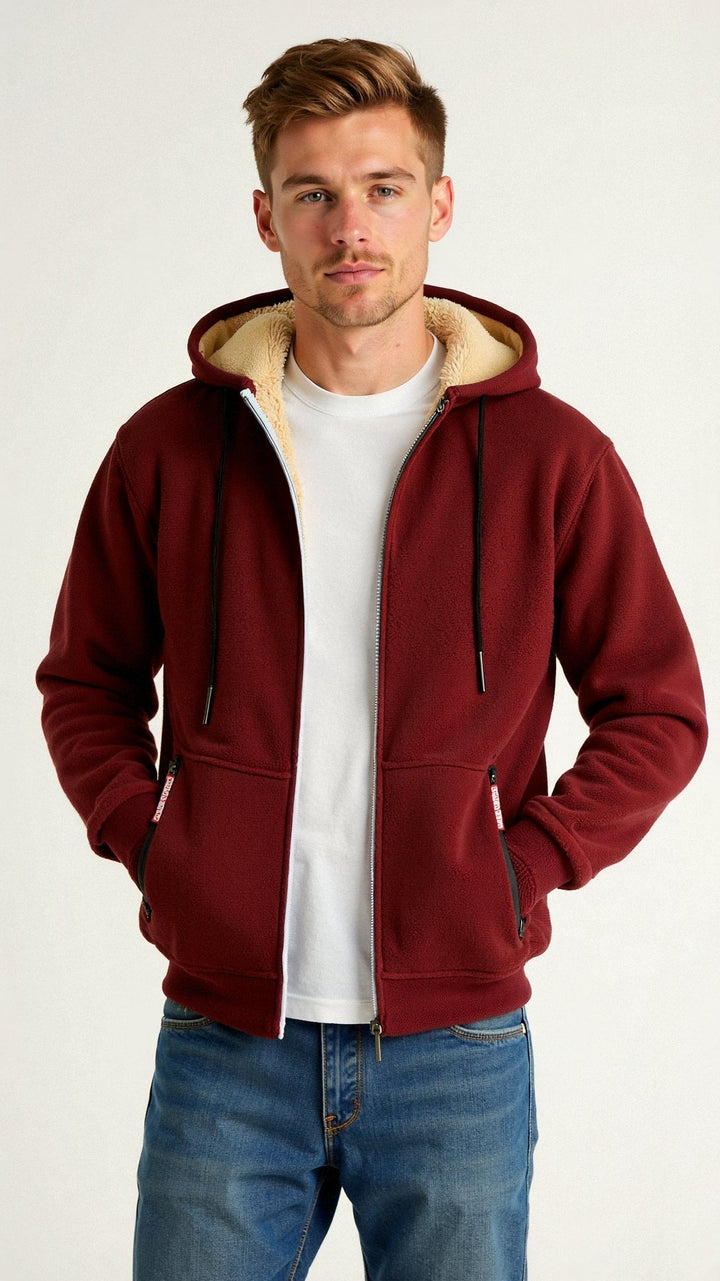 Men_s_Fleece_Lined_Warm_with_Drawstring_Hood_and_Kangaroo_Pocket_7