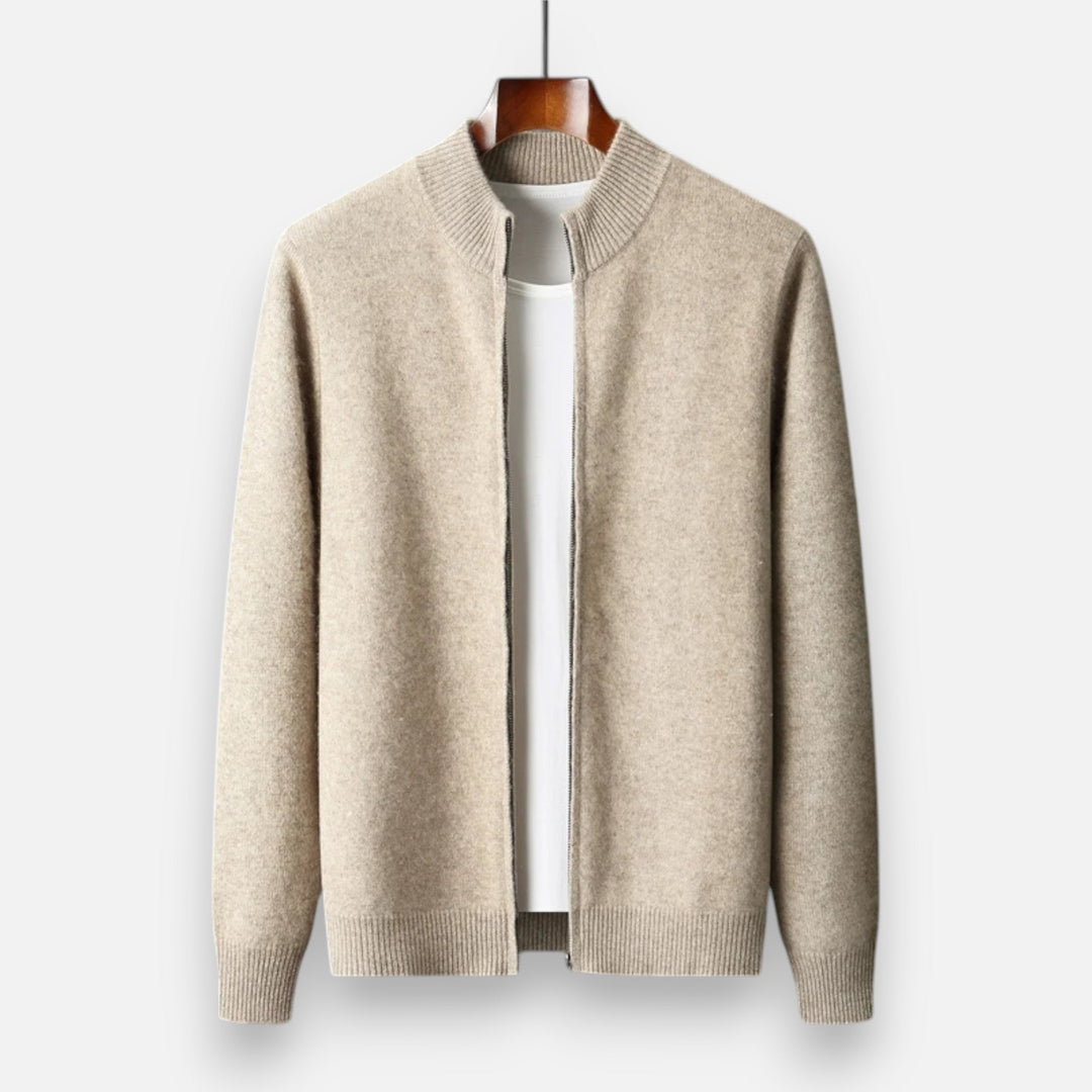 Men_s_Luxurious_Thick_Knit_Zip_Sweater_Mock_Collar_Design_1