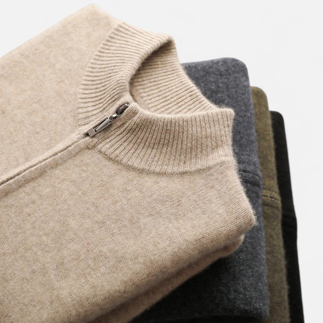 Men_s_Luxurious_Thick_Knit_Zip_Sweater_Mock_Collar_Design_14