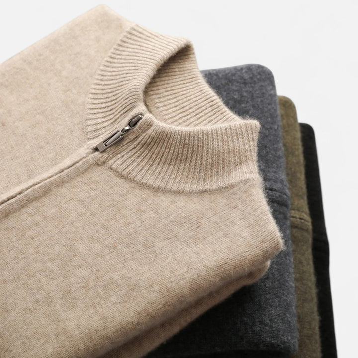 Men_s_Luxurious_Thick_Knit_Zip_Sweater_Mock_Collar_Design_14