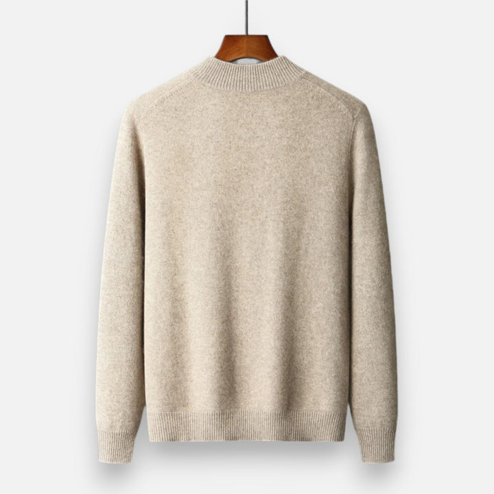 Men_s_Luxurious_Thick_Knit_Zip_Sweater_Mock_Collar_Design_4