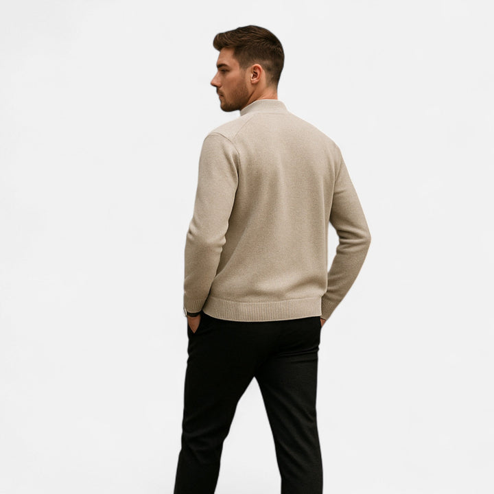 Men_s_Luxurious_Thick_Knit_Zip_Sweater_Mock_Collar_Design_5