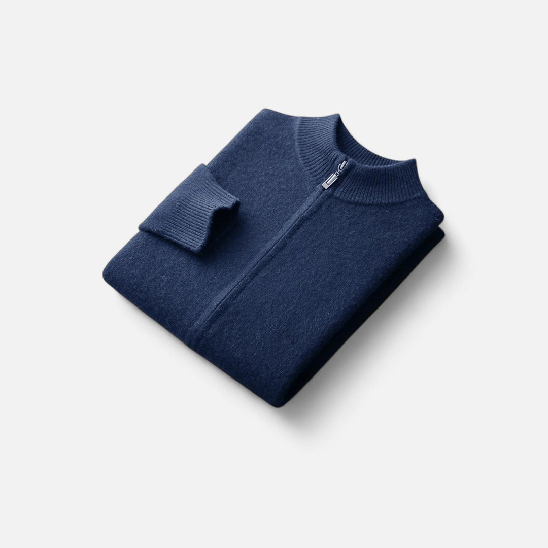 Men_s_Luxurious_Thick_Knit_Zip_Sweater_Mock_Collar_Design_8