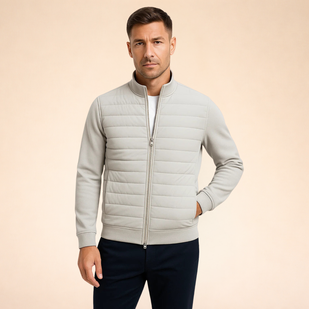 Men_s_Padded_Front_Jacket_Soft_Knit_Sleeves_and_Zip_Warmth_3