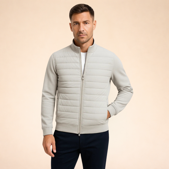 Men_s_Padded_Front_Jacket_Soft_Knit_Sleeves_and_Zip_Warmth_3