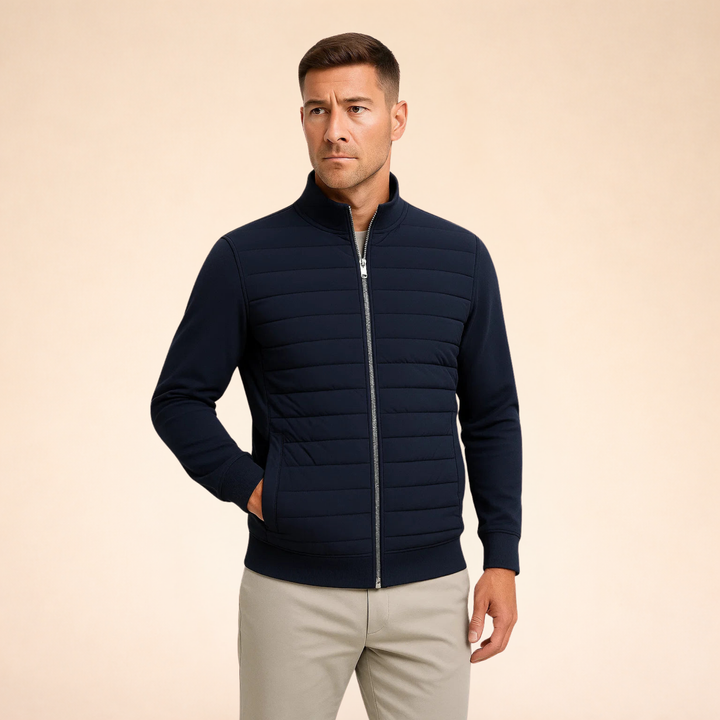Men_s_Padded_Front_Jacket_Soft_Knit_Sleeves_and_Zip_Warmth_5