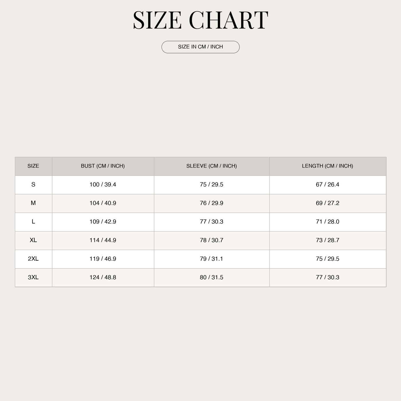 Men's Textured Knit Sweater – Structured with Crew Neck size chart