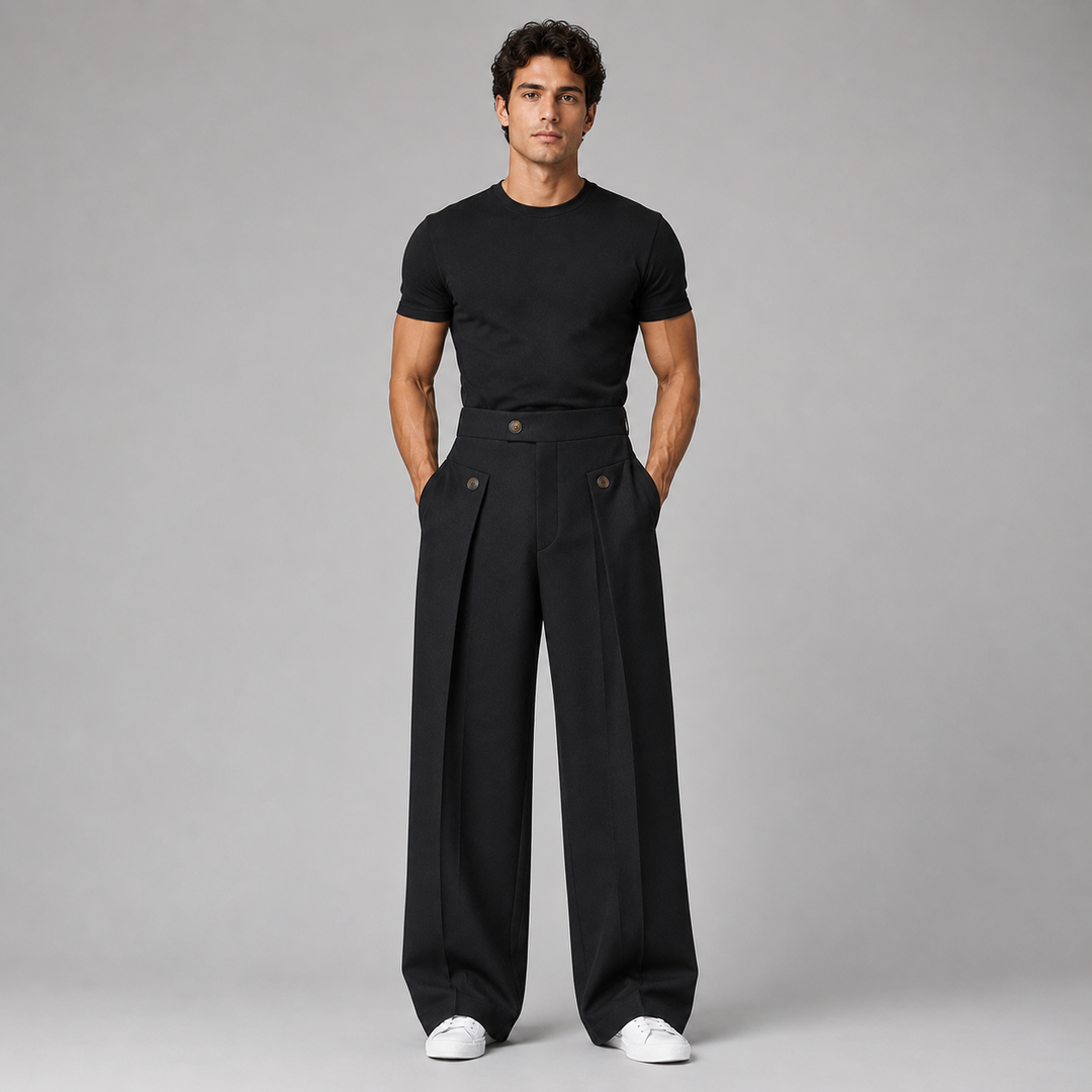 Men_s_Tailored_Pleated_Trousers_Modern_silhouette_3