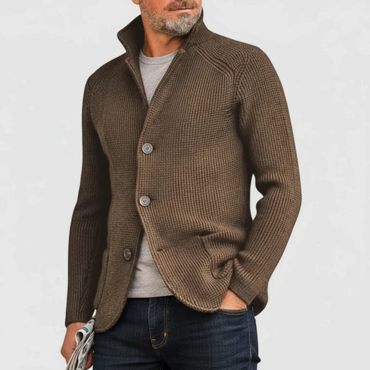 Men_s_Textured_Sweater_Jacket_Stand_Collar_Closure_1