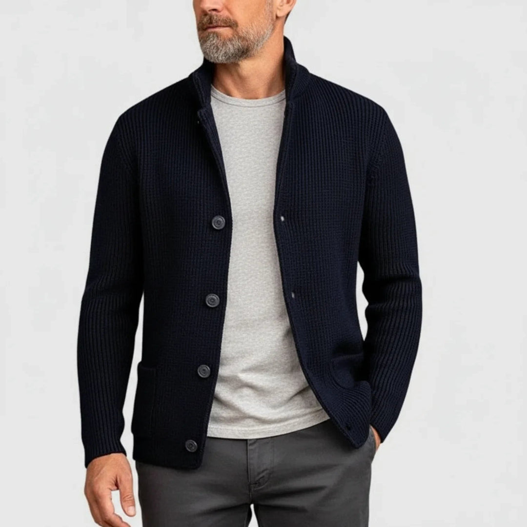Men_s_Textured_Sweater_Jacket_Stand_Collar_Closure_8