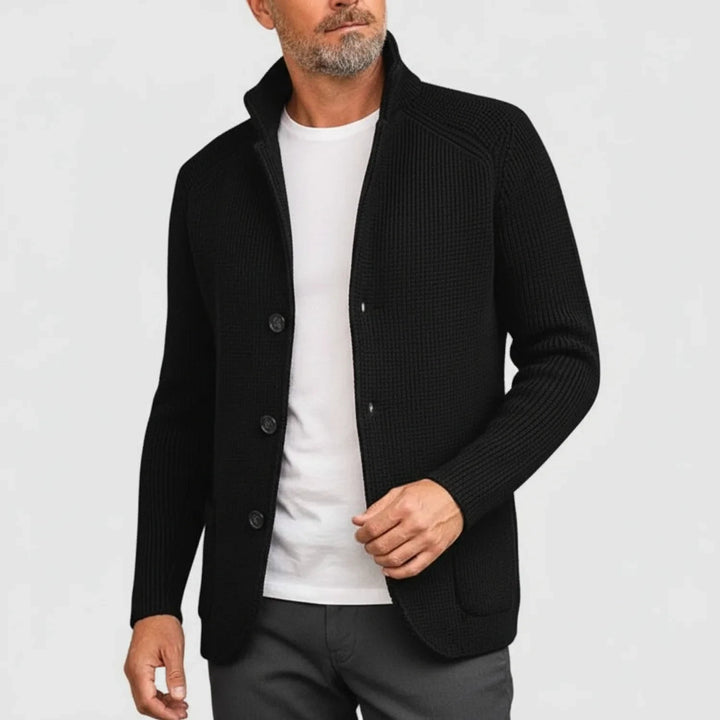 Men_s_Textured_Sweater_Jacket_Stand_Collar_Closure_9