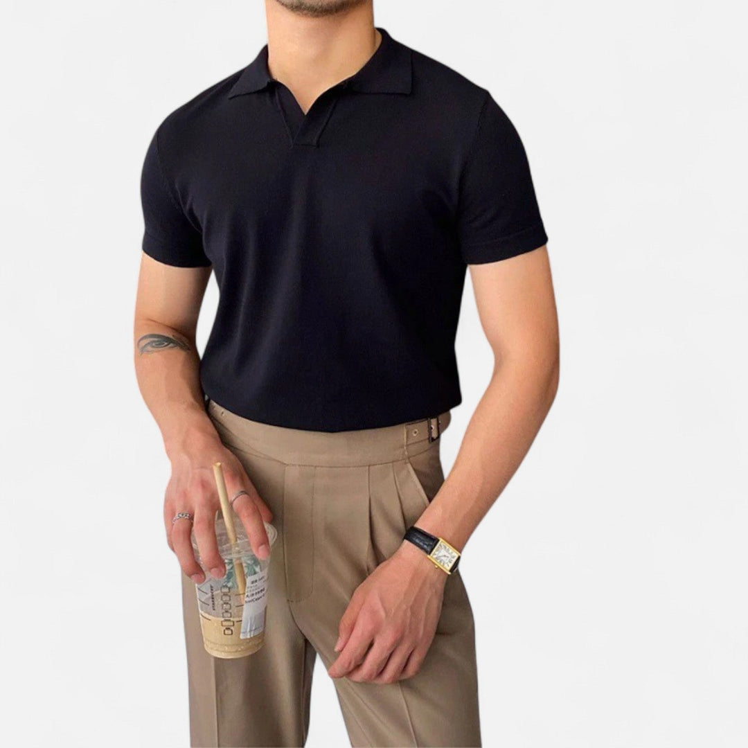 Men_s_V_Neck_Polo_Subtle_Luxury_with_Classic_Elegance_and_Refined_Style_4