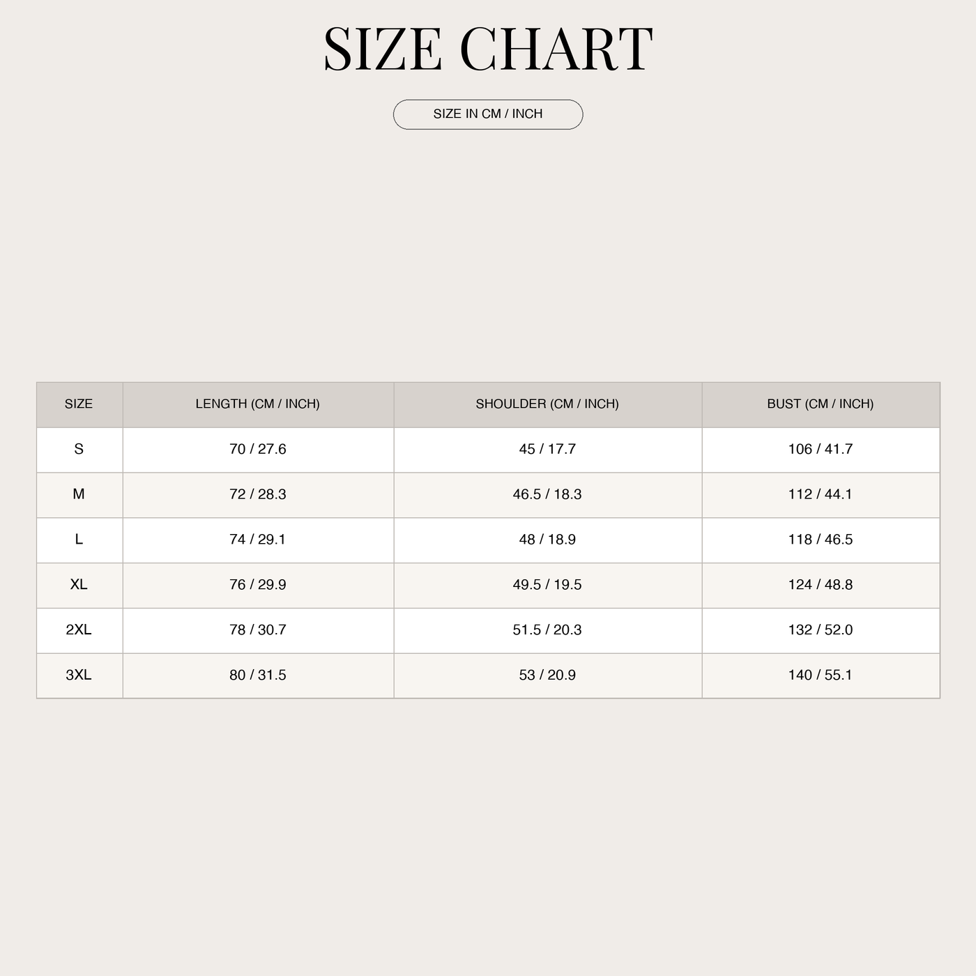 Men's Breathable Polo Shirt – Summer & Business Wear size chart