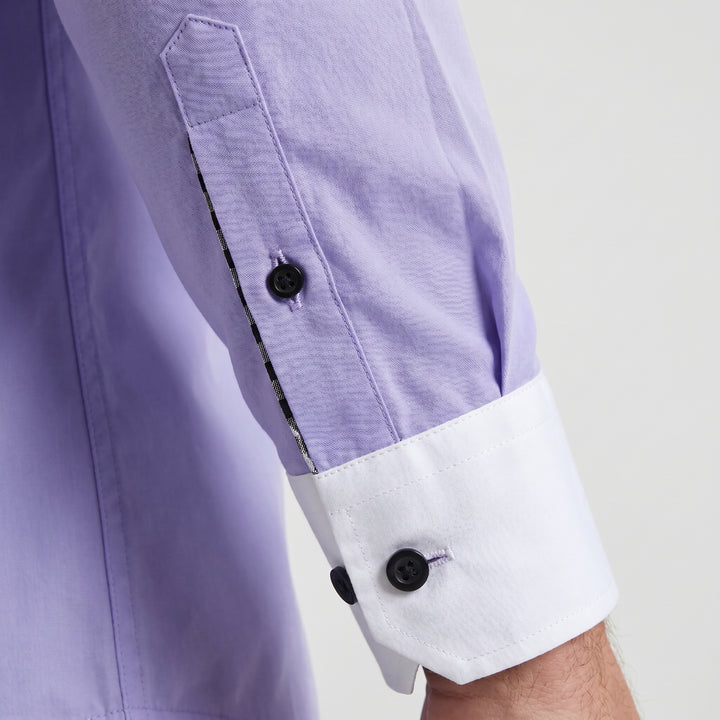 Mens_Button_Down_Cotton_Shirt_Contrast_Gingham_Collar_4