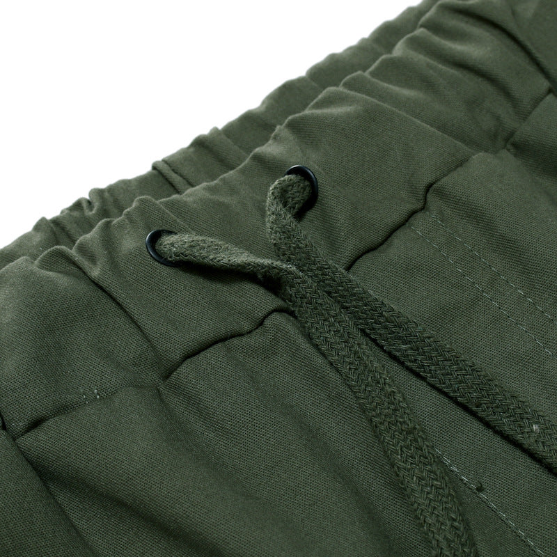 Mens_Cargo_Shorts_Elastic_Waistband_with_Multiple_Pockets_2