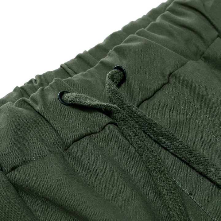 Mens_Cargo_Shorts_Elastic_Waistband_with_Multiple_Pockets_2