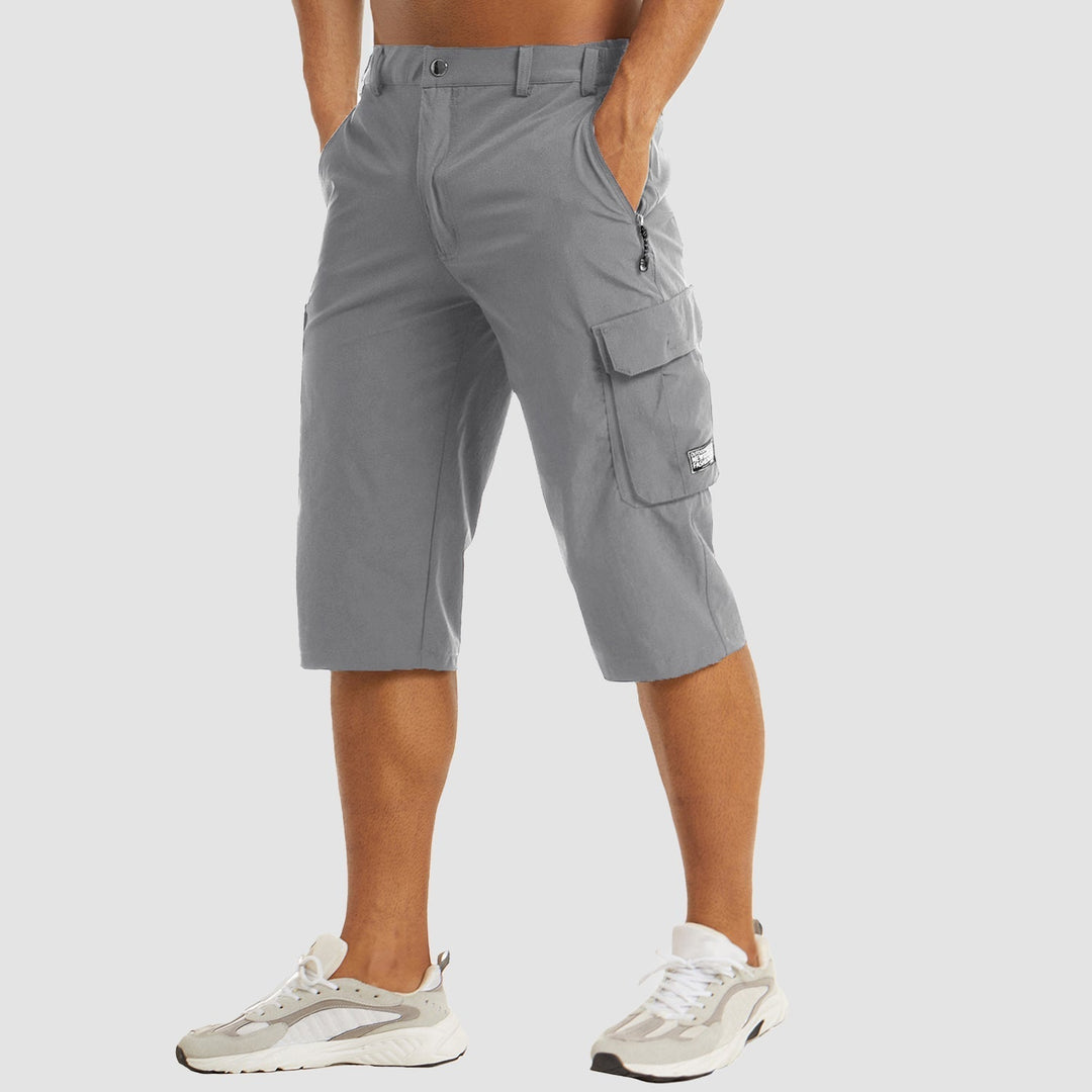 Mens_Cargo_Shorts_Stretch_Fit_Multi_Pocket_2